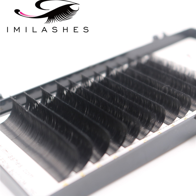 Wholesale high quality 0.07 C curl easy fan bloom lashes for lash artists-V