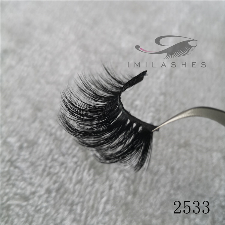 Wholesale high quality 5D mink lashes 25 mm false eyelashes-V