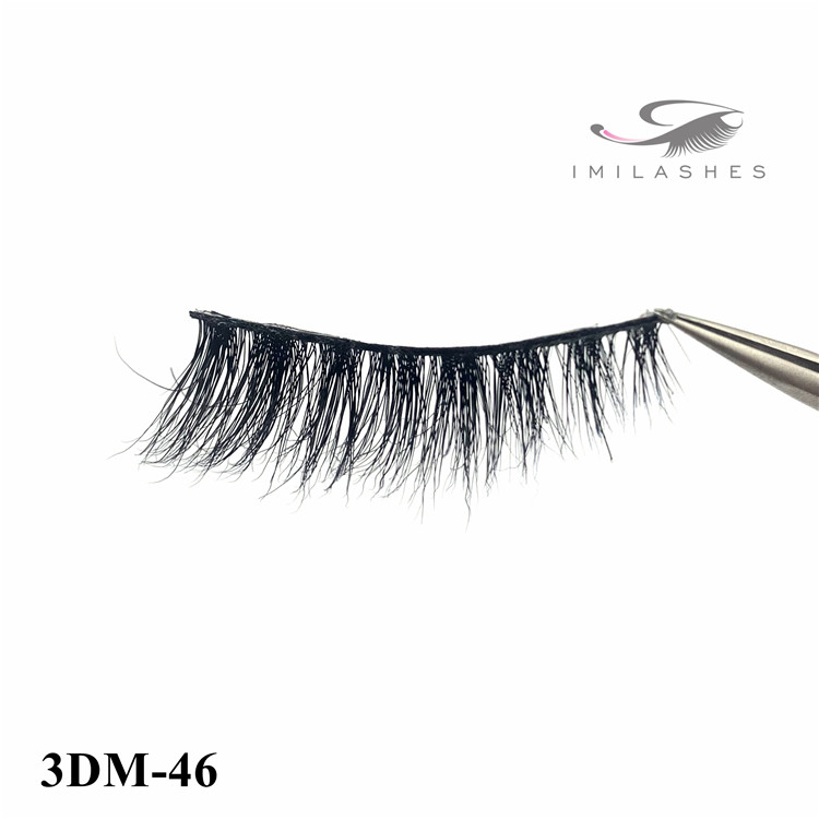 Mink eyelash extensions manufacturers and china real mink lashes-D