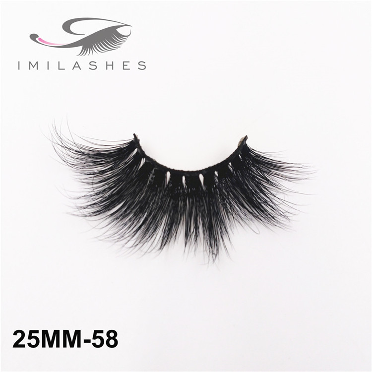 Long lasting beautiful 25MM mink lashes wholesale-V