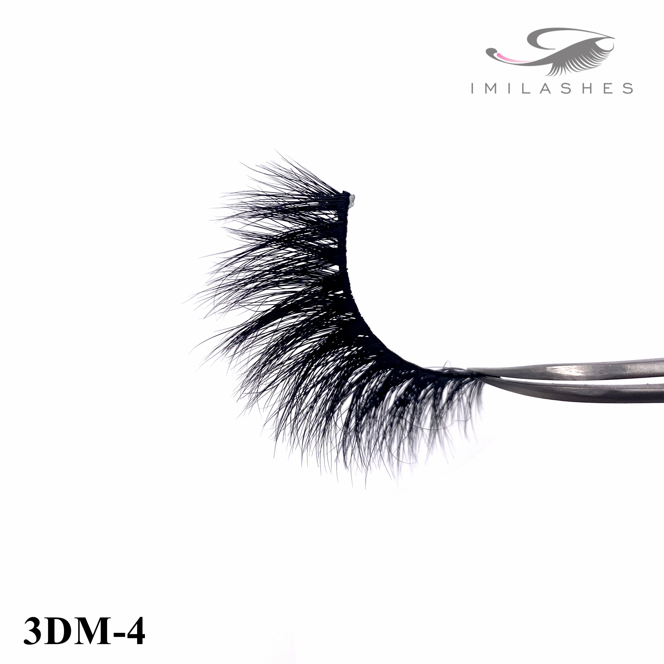 Dramatic real mink strip lashes wholesale - A