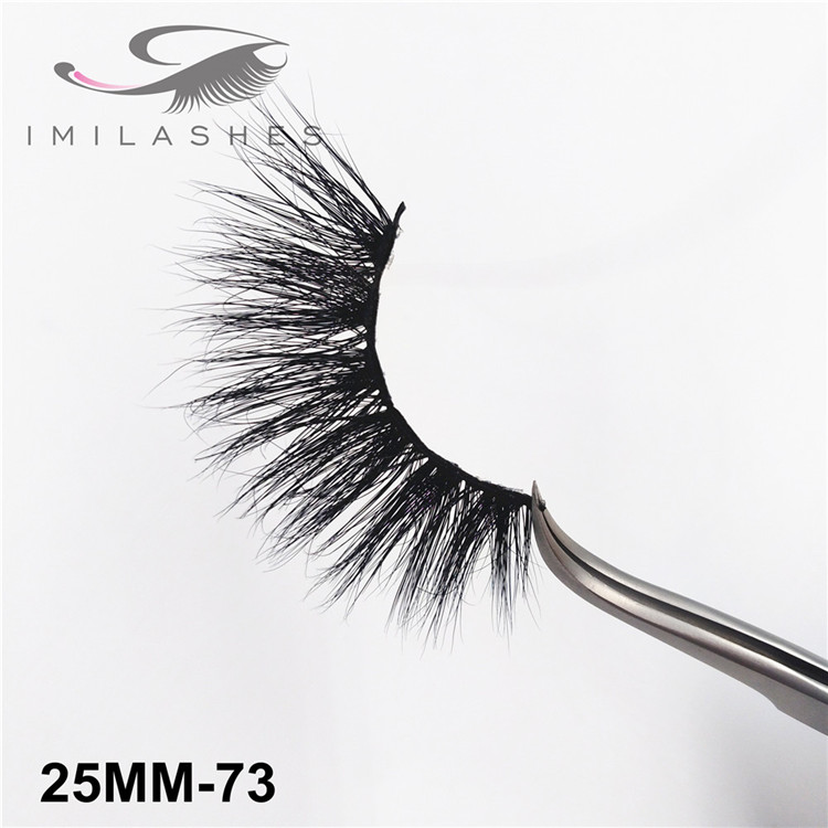 Beautiful fake 3D mink 25mm lashes wholesale-V