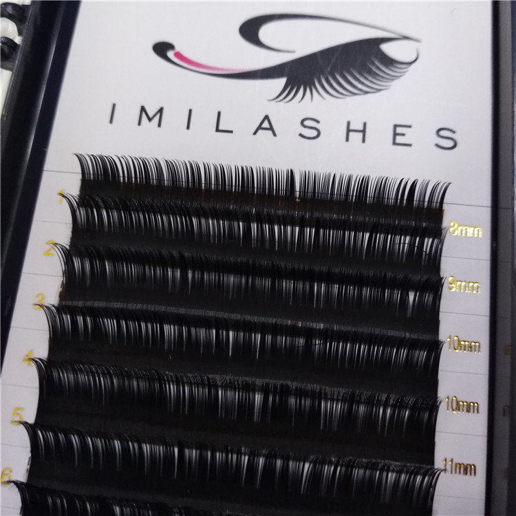 Individual classical 0.12 C curl lashes supply-V
