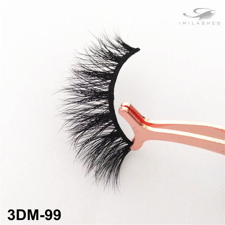3D mink natural handmade eyelashes wholesale-V 