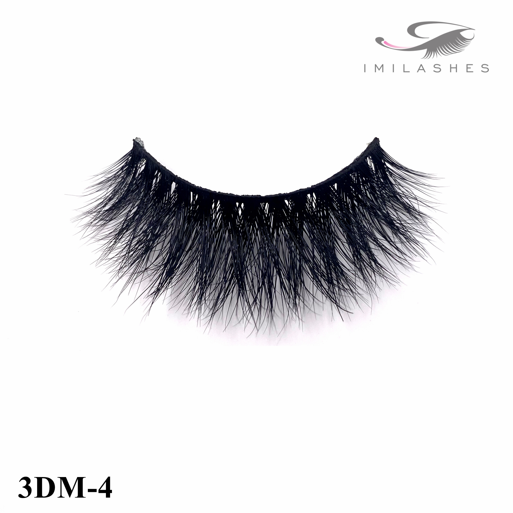 Dramatic real mink strip lashes wholesale - A