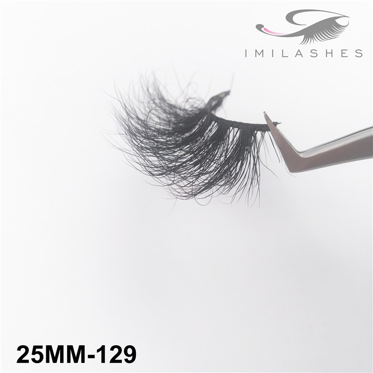 25mm 5D long fluffy mink hair false eyelashes wholesale-V