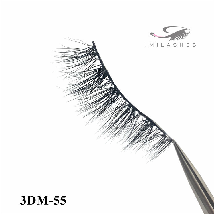 Wholesale thick fluffy full strip wispy 3d mink lashes-L