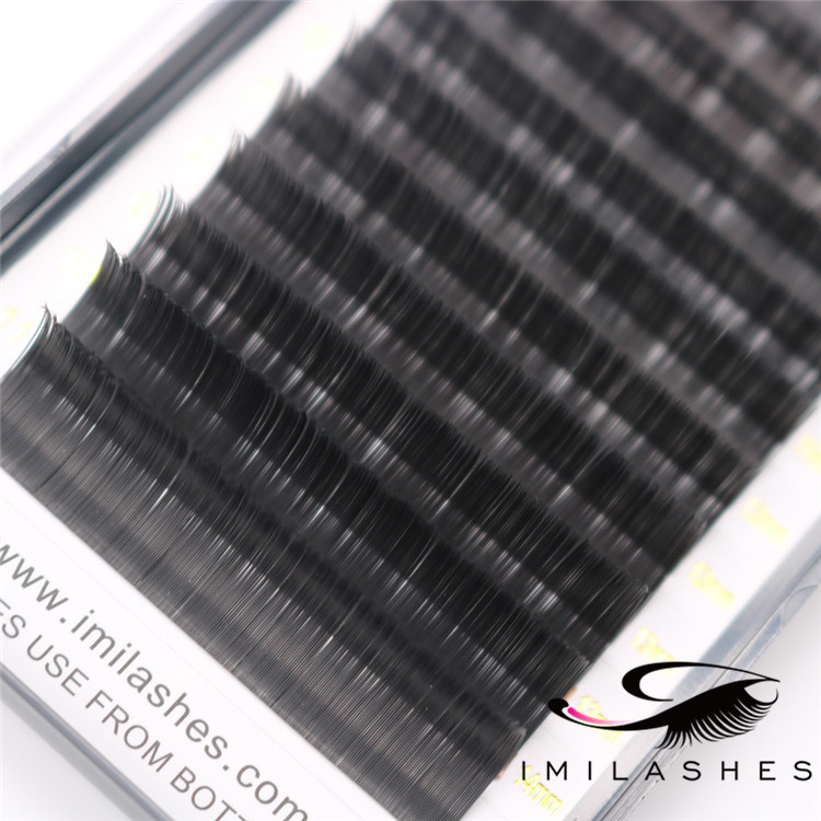 Individual ellipse flat lash extensions wholesaler-V
