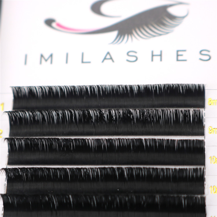 Top quality premium silk easy blooming 0.07D mix eyelash extensions private labeling-L