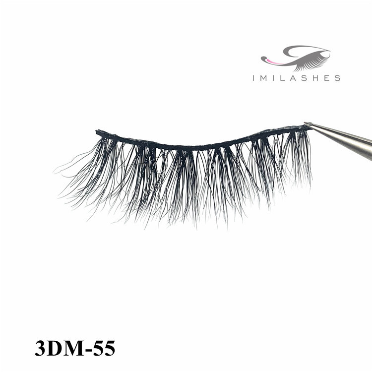 Wholesale thick fluffy full strip wispy 3d mink lashes-L